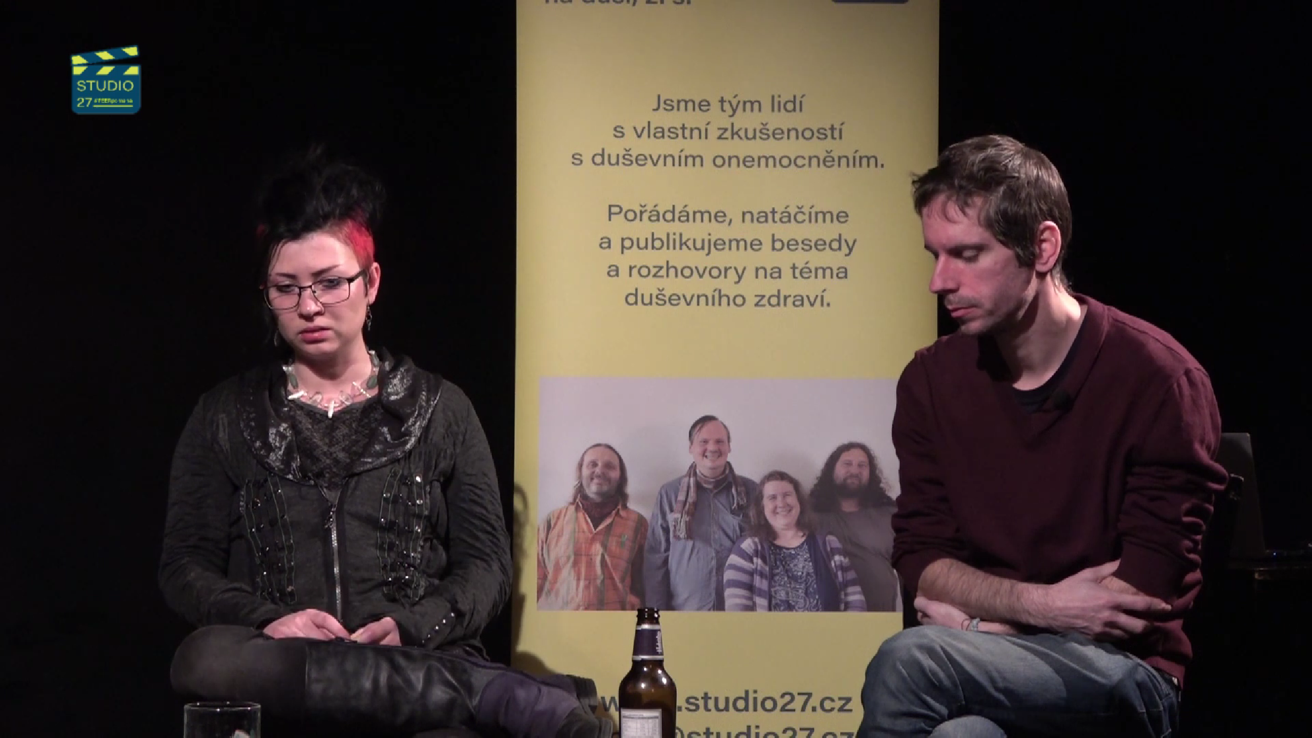 Studio 27 - #PEERpomaha  - Tereza Laznová a Pavel Oulík - Umělecká tvorba a mezní duševní stavy